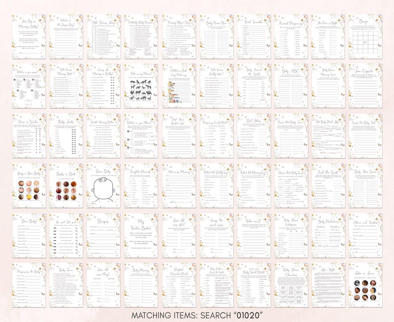 a poster with a bunch of numbers on it