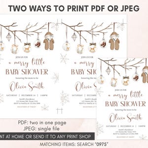 Winter Invitation Template
