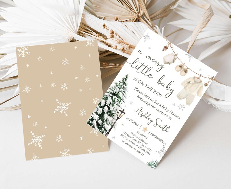 A Merry Little Invite