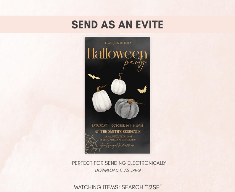 a flyer for a halloween party with pumpkins