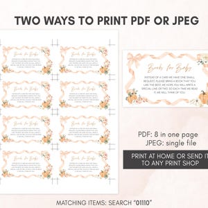 two ways to print a wedding program
