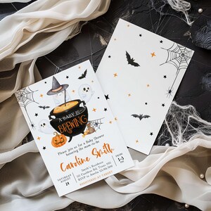 Orange Baby is Brewing Invite