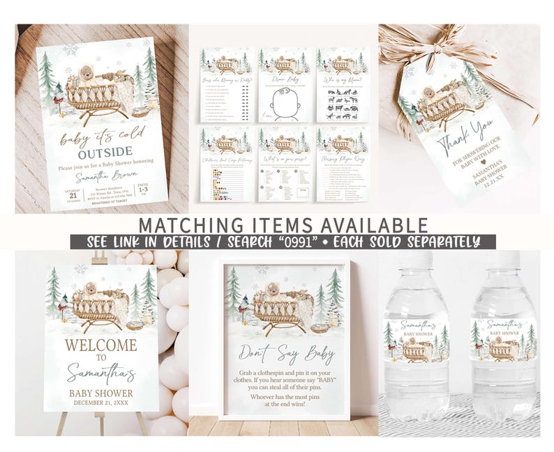 Winter Printable Templates
