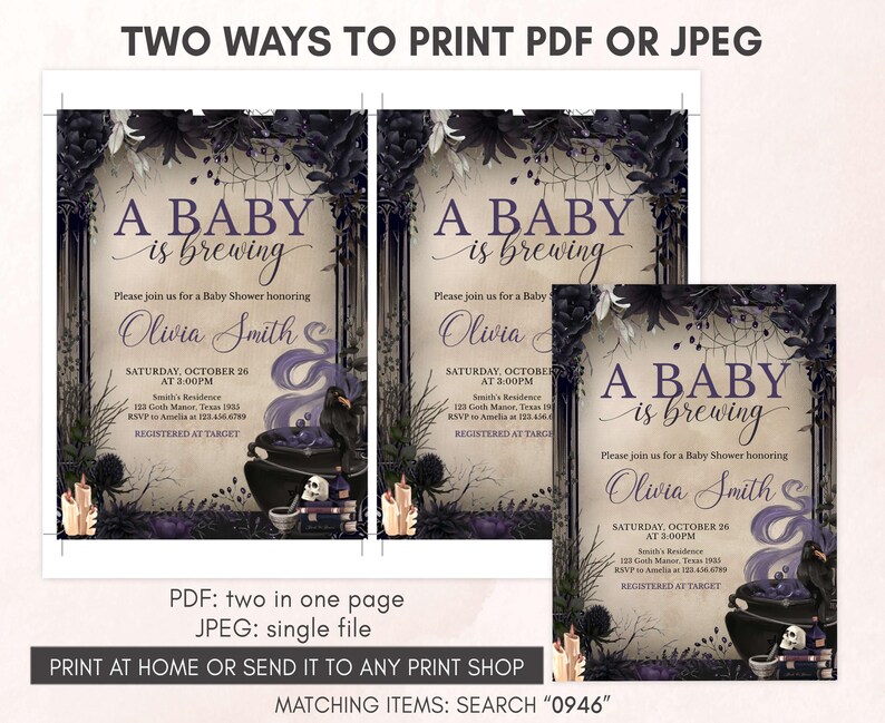 A Baby is Brewing Invitation Template