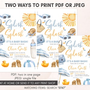 Summer Invitation Template