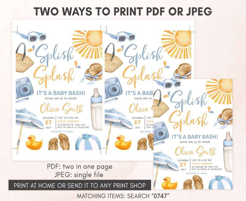 Summer Invitation Template
