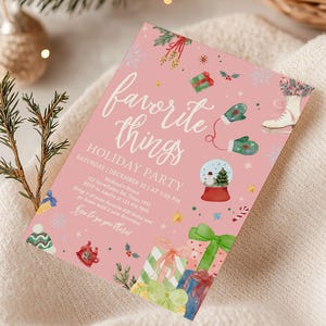 Favorite Things Invitation