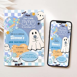 a phone and a birthday card on a table