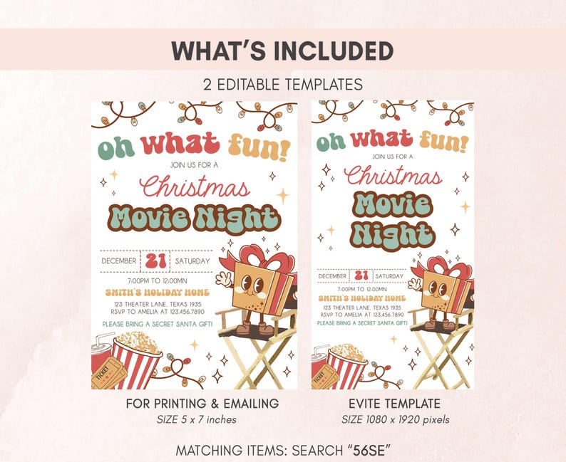 Ticket Invitation Set