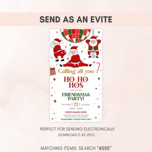 Funny Friendsmas Evite
