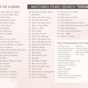 Chapter Baby Shower Games