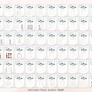 Paquete editable de juegos de baby shower de pingüino de invierno, paquete de juegos de baby shower de pingüino niño, conjunto de juegos de baby shower de bebé azul hace frío afuera, 0559 imagen 4