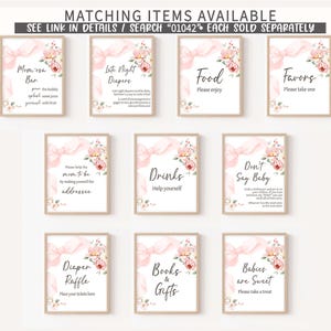 Pink Bow Signs
