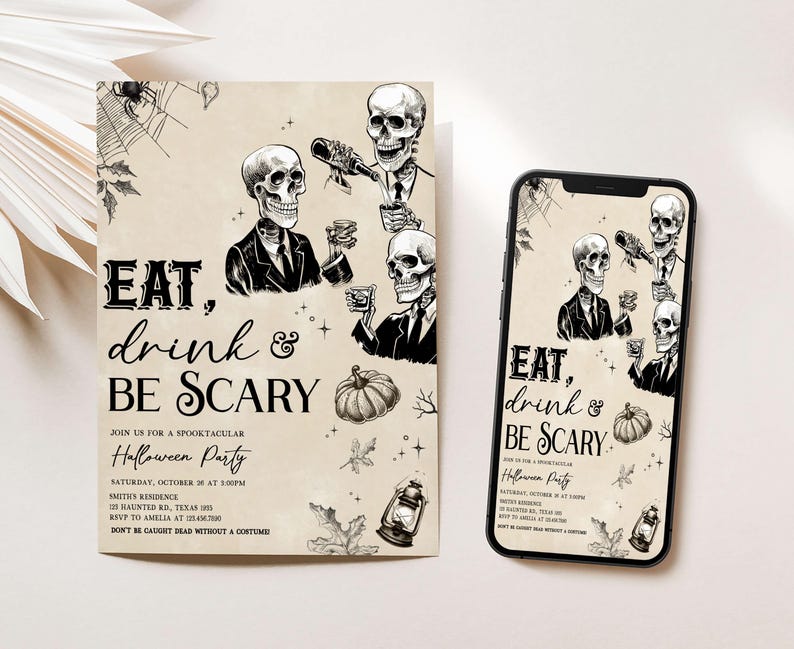 Halloween Party Invites