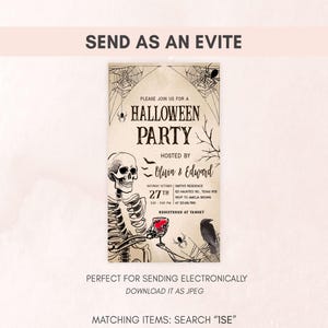 Printable Halloween Evite