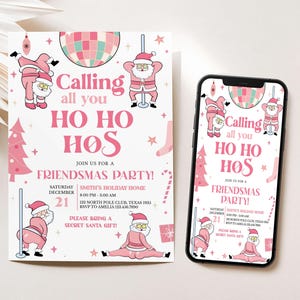 Adult Christmas Invite