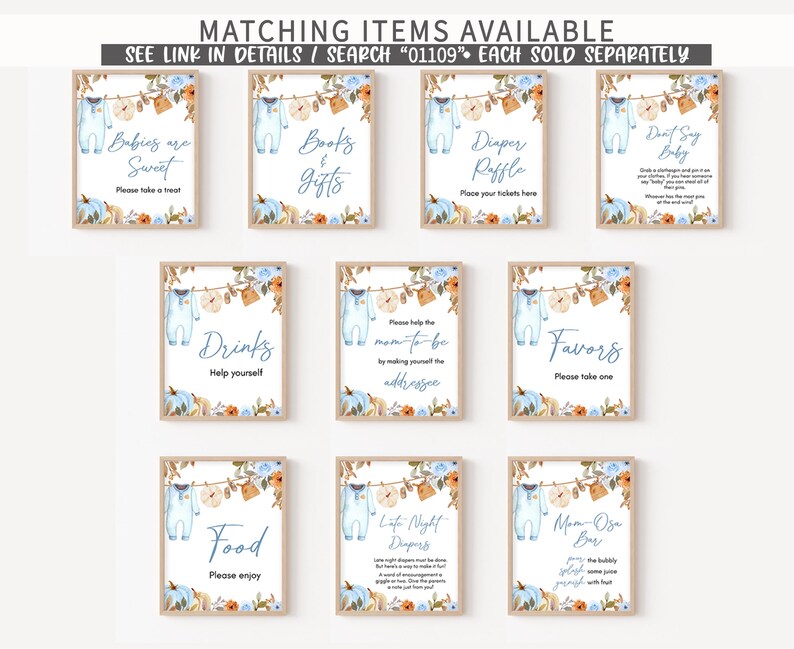 a set of eight matching items for a wedding