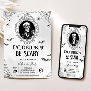 Eat Drink be Scary Invite