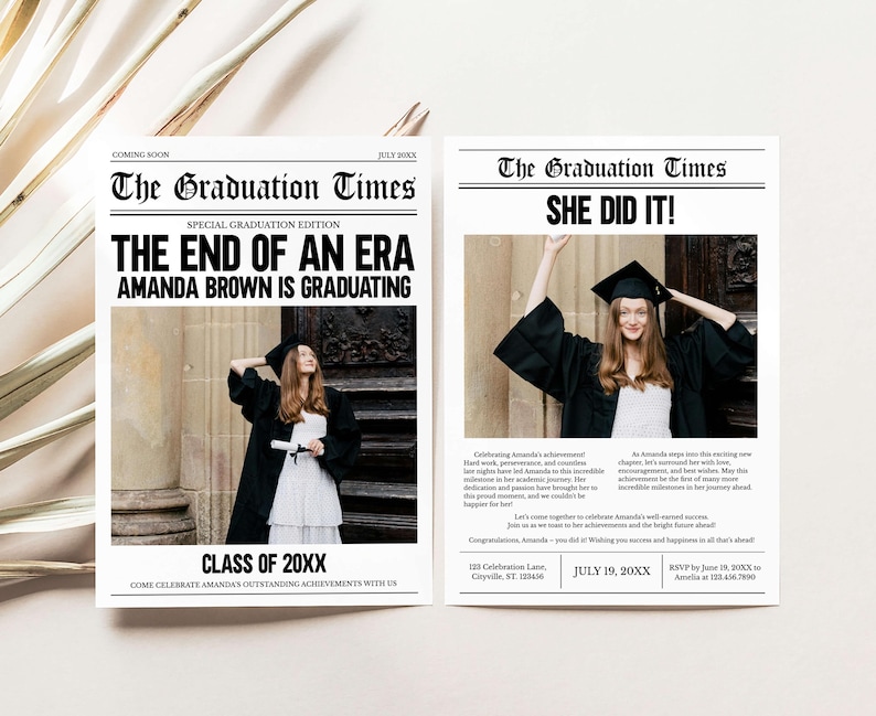 End of an Era Grad Newspaper
