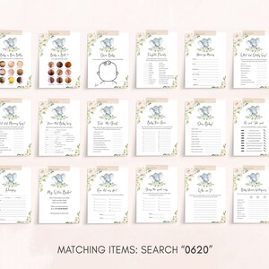 a collection of matching items for a wedding
