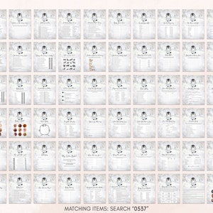 Editable Winter Penguin Baby Shower Games Bundle, Gender Neutral Penguin Baby Shower Game Pack, Baby It's Cold Outside Baby Shower Game 0537 image 4