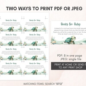 two ways to print a book for a baby turtle