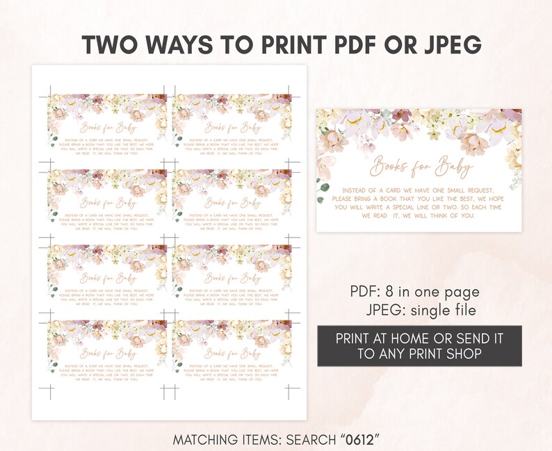 two ways to print a wedding program