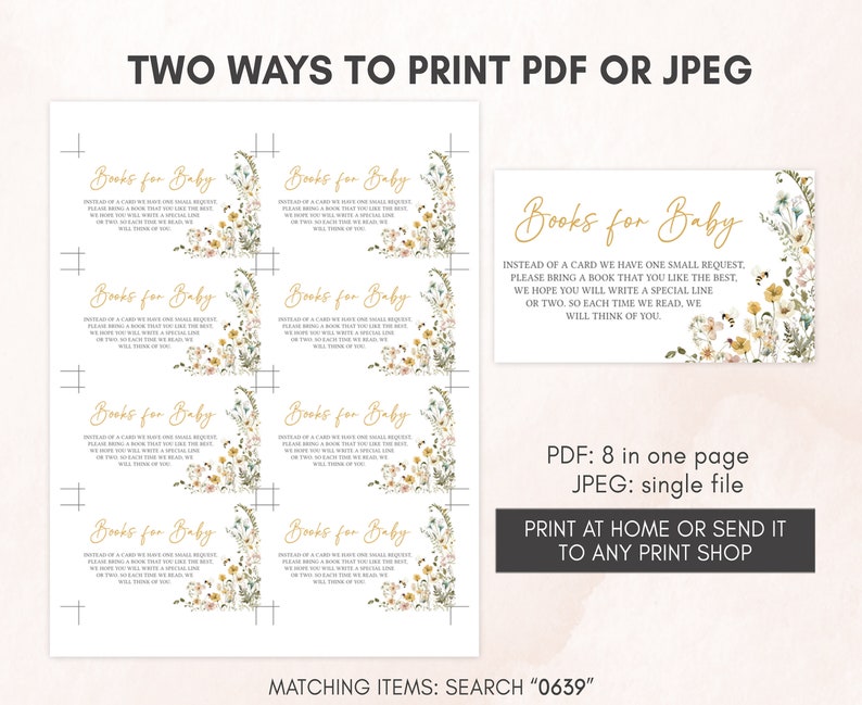 two ways to print a wedding program