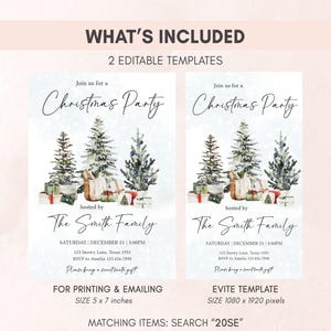 Christmas Invitation Set