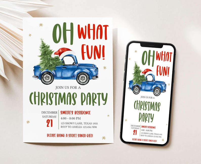 Holiday Party Invites