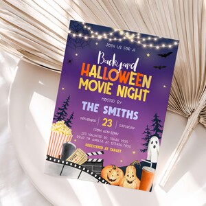Movie Night Party Invitation