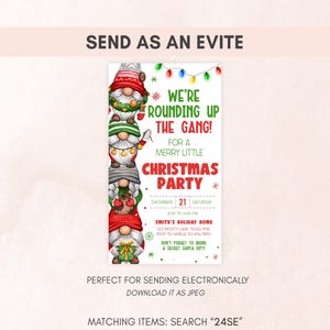 Christmas Gnomes Evite