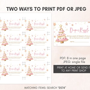 Editable Girl Christmas Cookie Baby Shower Invitation Bundle, Pink Gingerbread Baby Shower Invite Set, Pink A Little Cookie Baby Shower 0574 image 6
