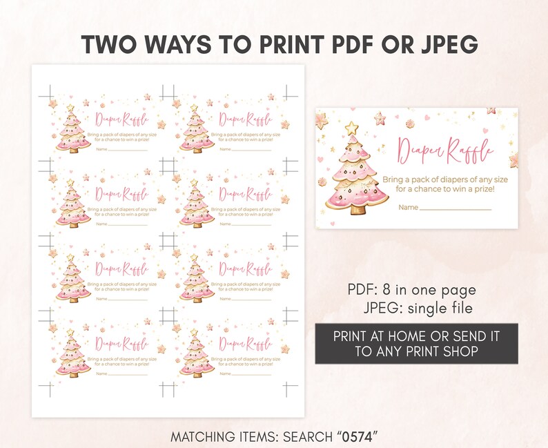 Editable Girl Christmas Cookie Baby Shower Invitation Bundle, Pink Gingerbread Baby Shower Invite Set, Pink A Little Cookie Baby Shower 0574 image 6