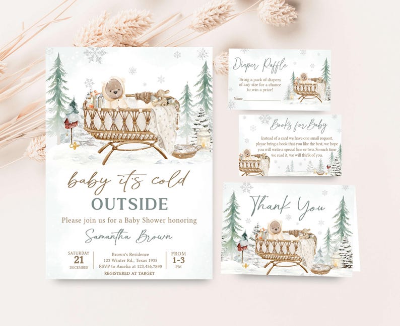 Winter Invitation Set