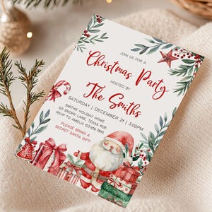 Gift Exchange Party Invitation