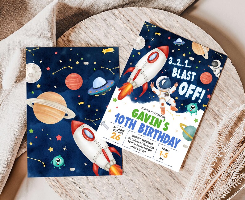 Outer Space Invite