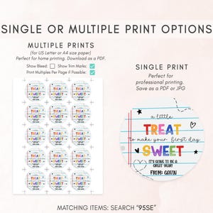 a printable coup sheet for a single or multiple print options