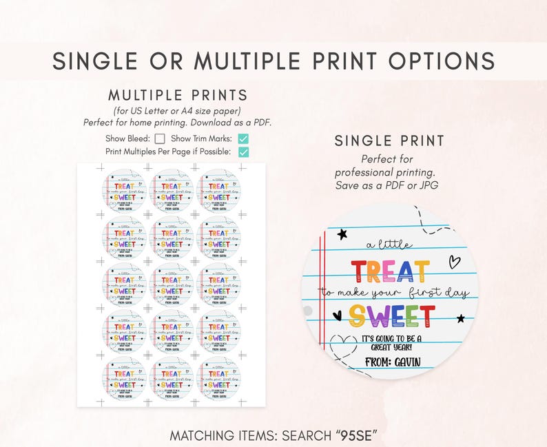 a printable coup sheet for a single or multiple print options