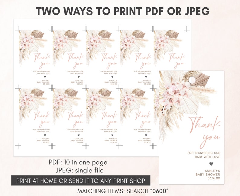 two ways to print a wedding program