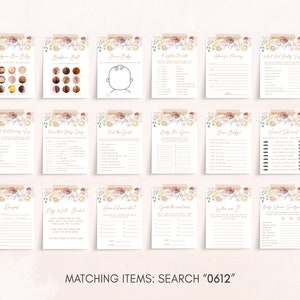 a set of matching items for a wedding
