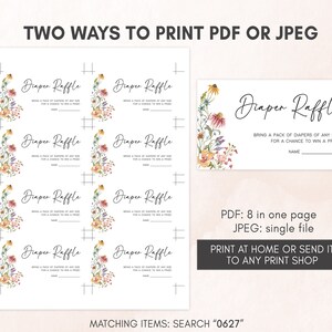 two ways to print a wedding program