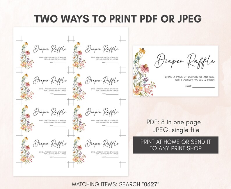 two ways to print a wedding program