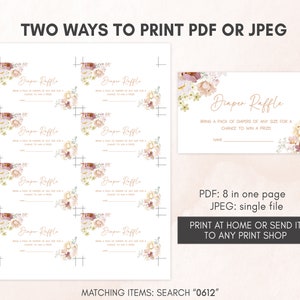 two ways to print a wedding program