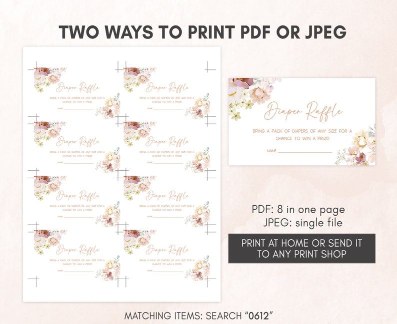two ways to print a wedding program