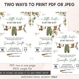 Dunk Hunting Invitation Template