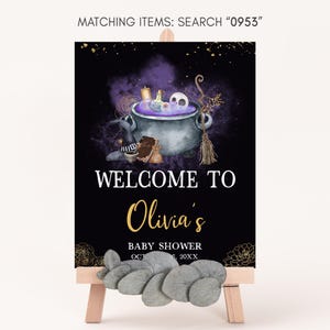 Vintage Halloween Welcome Sign