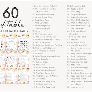 Editable Splish Splash Baby Bash Baby Shower Bundle, Pink Beach Baby ...