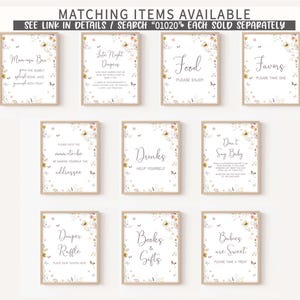 a set of nine matching items for a wedding