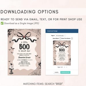 a screen shot of a web page with a picture of a boo